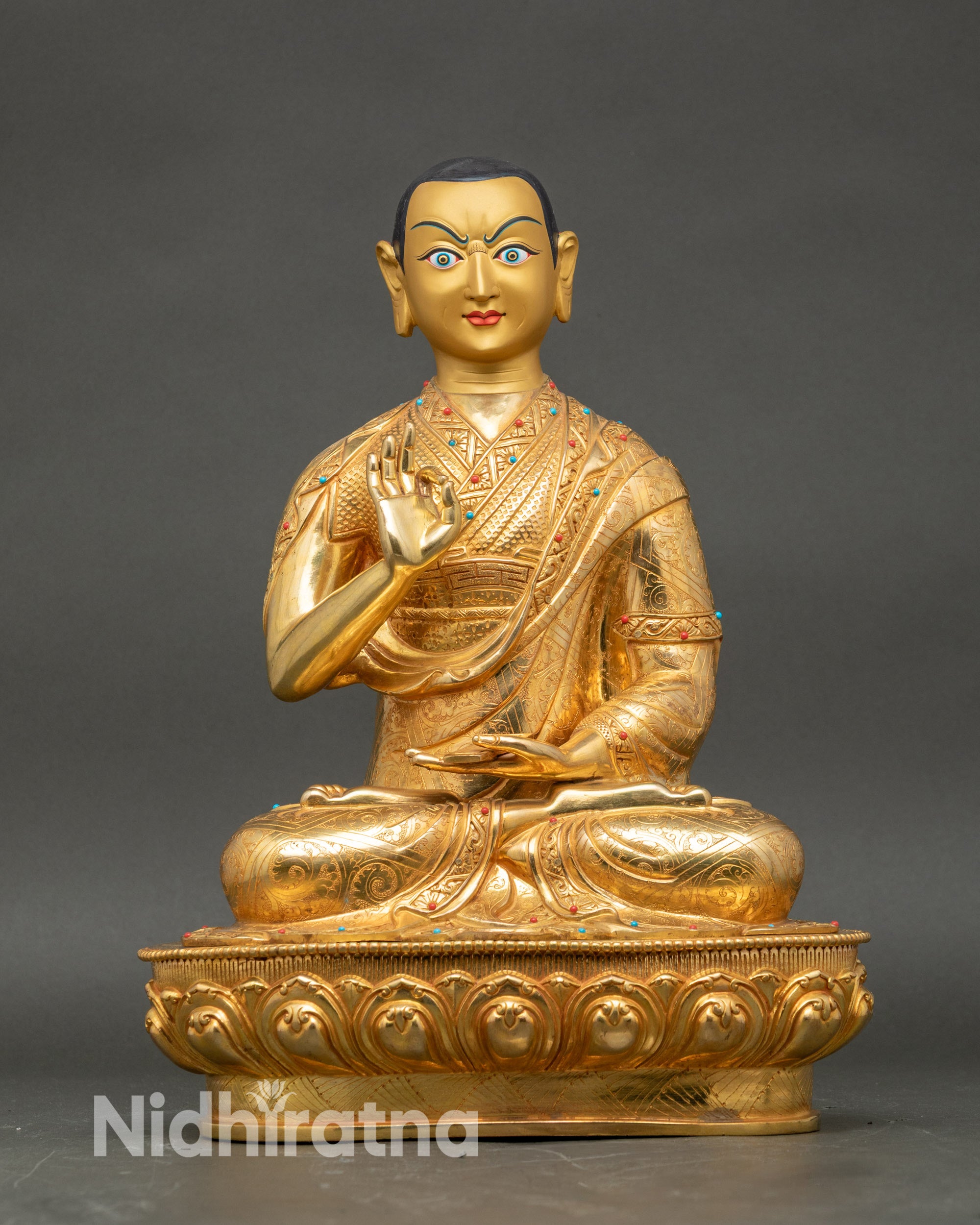 Blessed Tsongkhapa Set – Nepalese Statues for Mindful Devotion