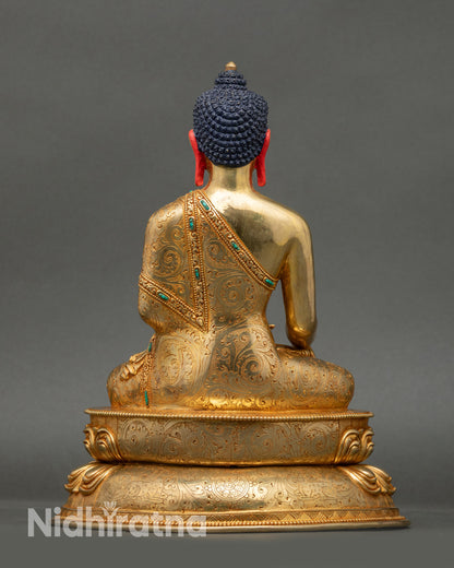 Nepalese Shakyamuni Buddha Statue | Sacred Buddhist Decor