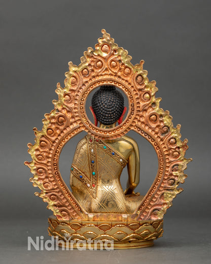 Three Buddha Sculpture Set – Handmade Meditation Altar Figures