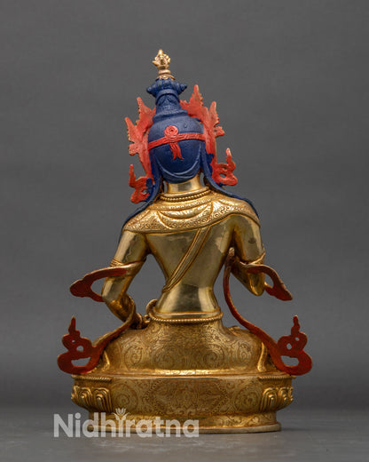 Vajrasattva Statue for Meditation Altar | Handmade in Nepal