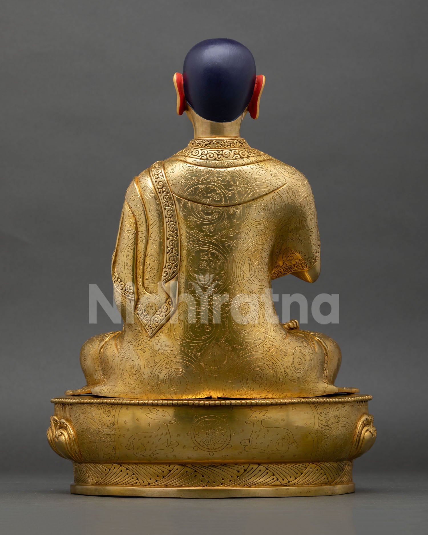 Je Tsongkhapa & Disciples Statue Set | Handcrafted Buddhist Art