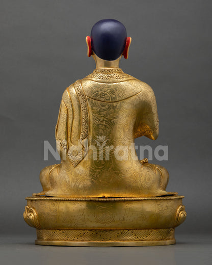 Je Tsongkhapa & Disciples Statue Set | Handcrafted Buddhist Art