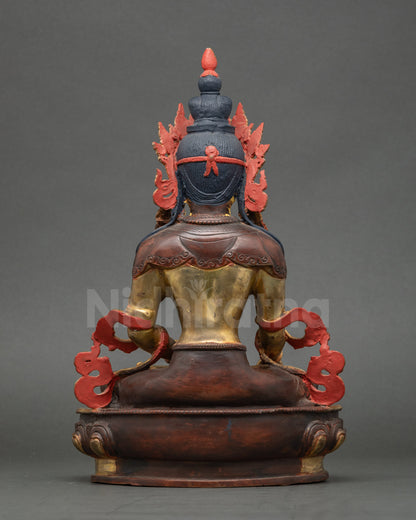 Nepalese Mitrugpa Buddha – Handmade Sculpture for Inner Stability