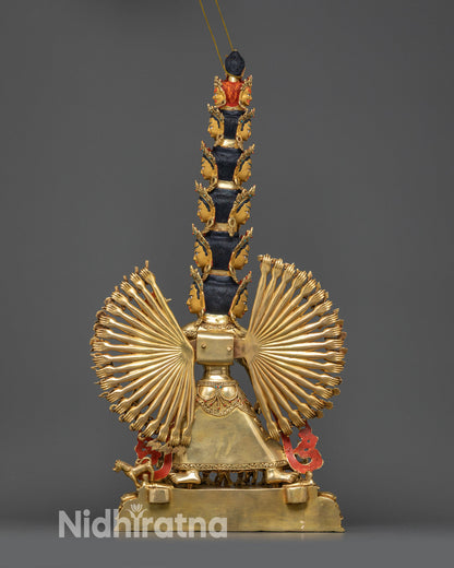 Dukar (White Umbrella) Statue - Protector of All Sentient Beings