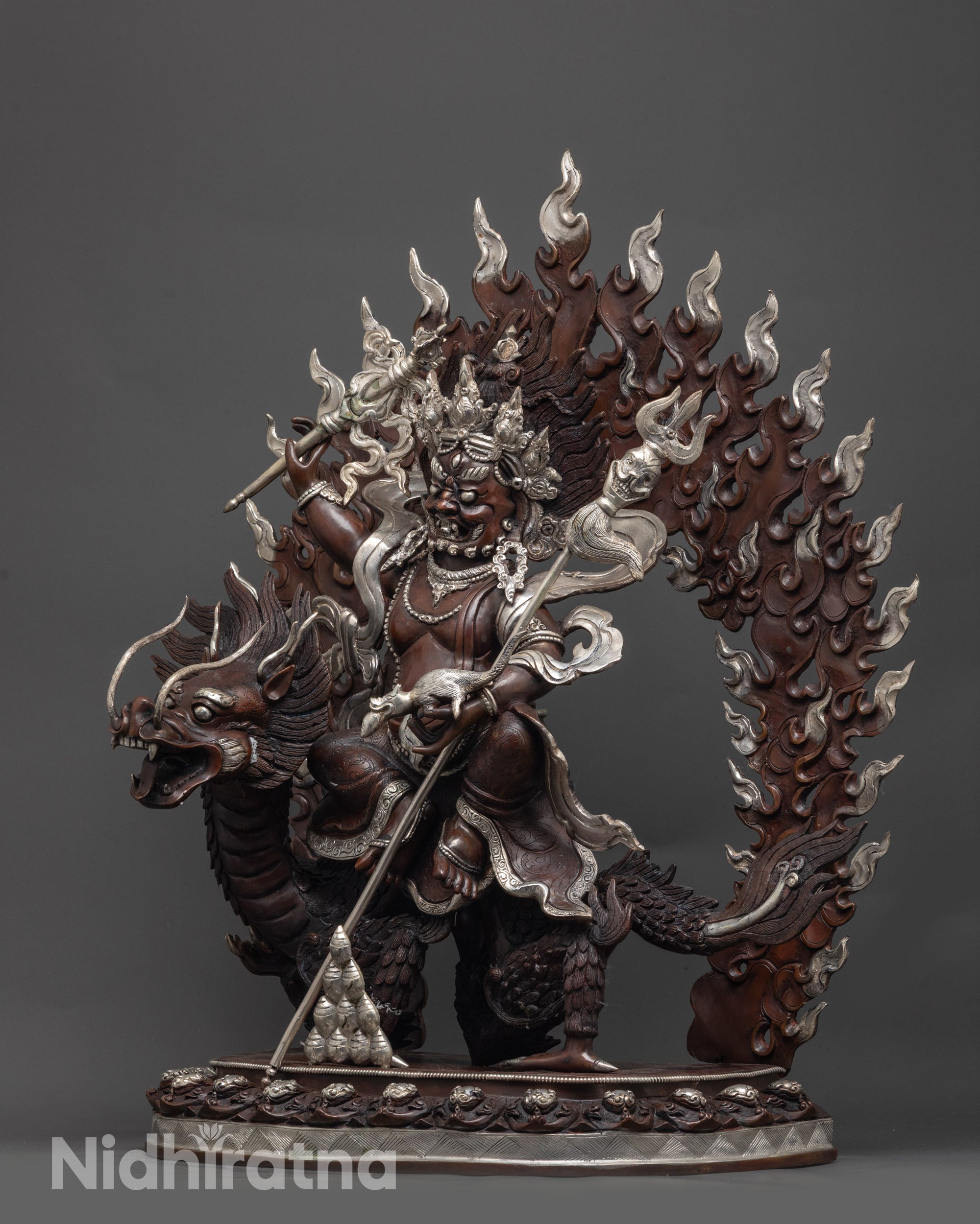White Dzambhala Statue