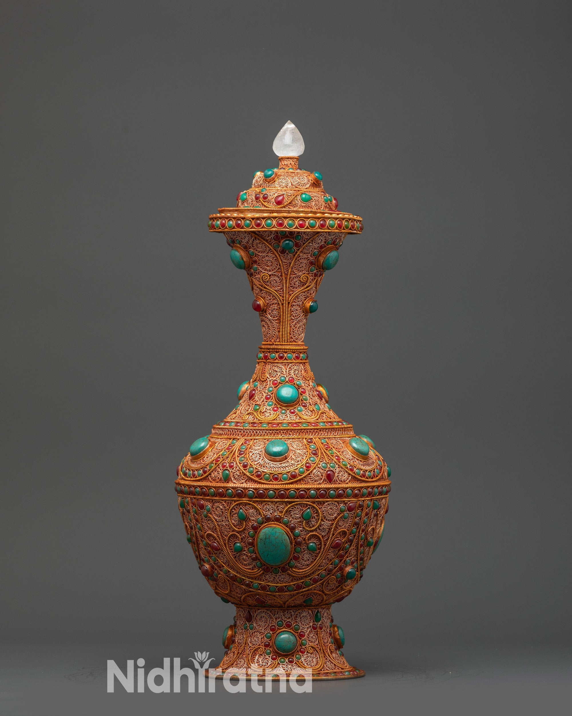 Classic Copper Karuwa | Handmade Nepalese Ritual Pitcher Nepal