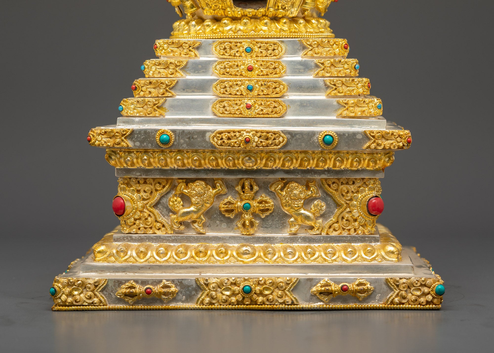 Traditional Tibetan Buddhist Stupa | Handmade Nepalese Shrine