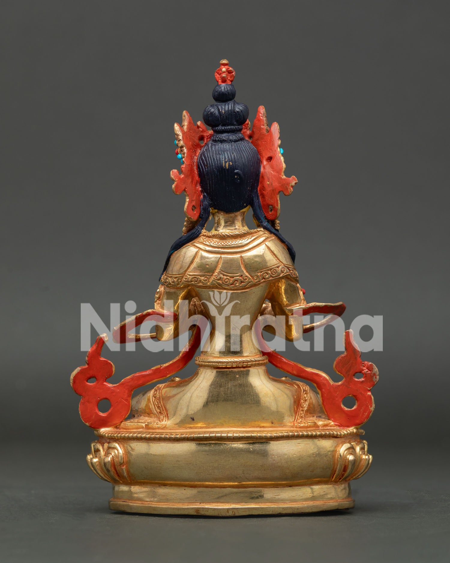 Vajradhara Statue | 24K Gold Fire Gilded Artwork