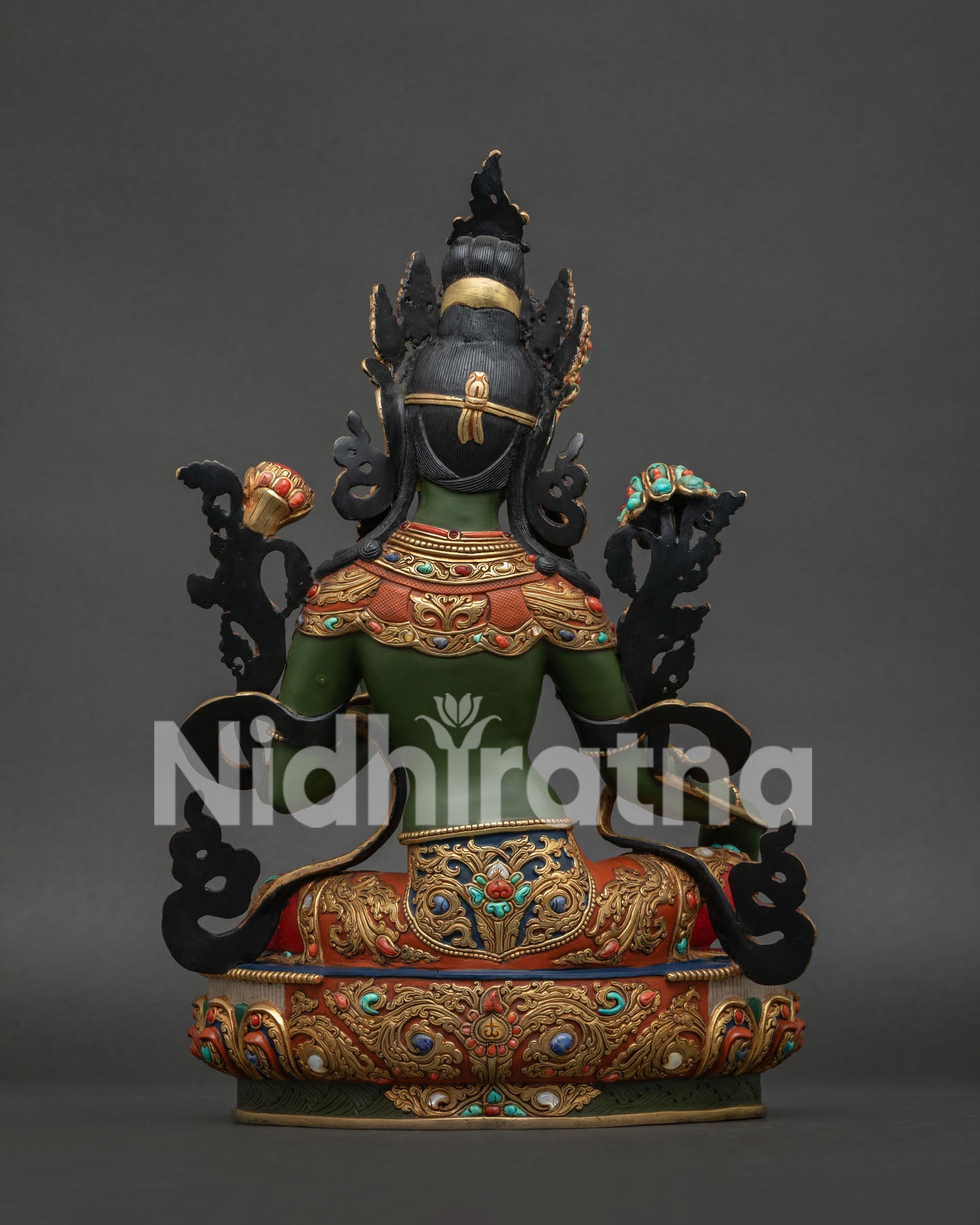 Beautiful Green Tara Statue | Buddhist Compassionate Deity