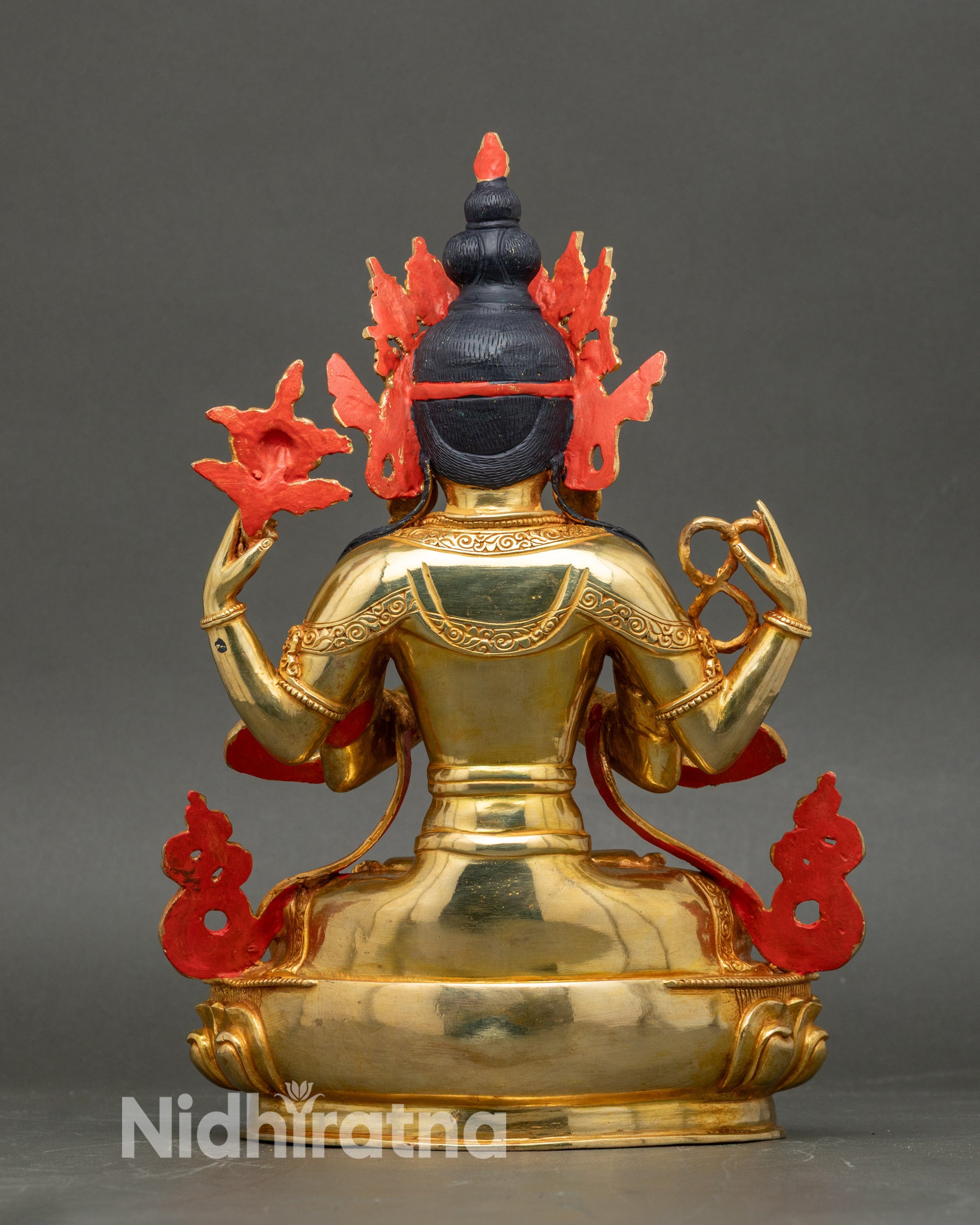 Avalokiteshvara Chenrezig Figurine | Nepalese Buddhist Statue