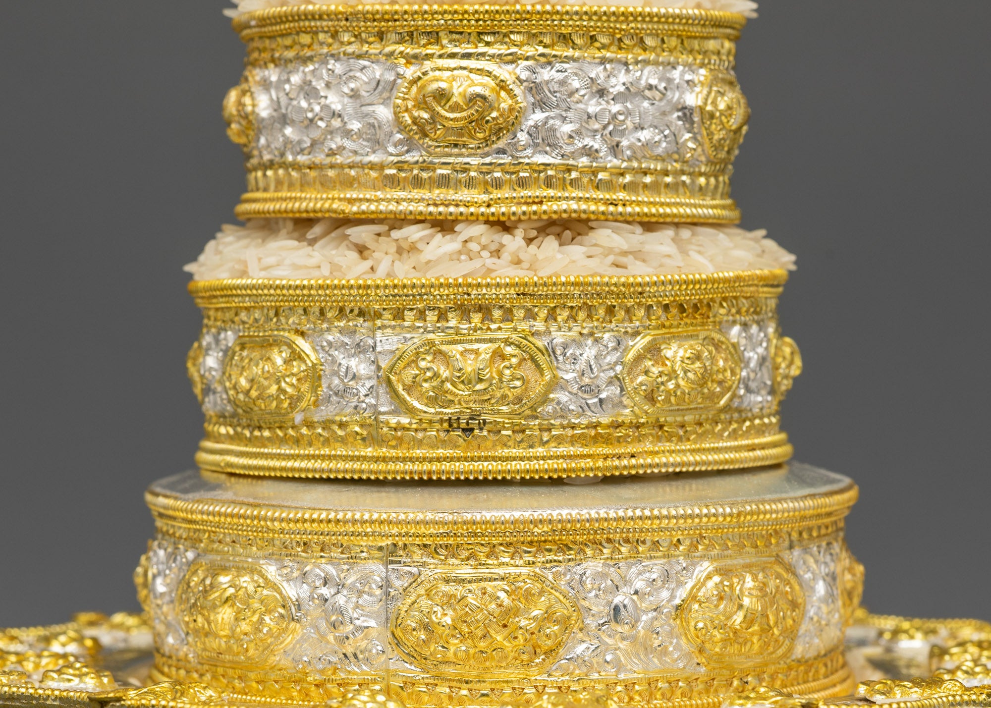 5" Tibetan Mandala Set with Auspicious Symbols | Meditation Decor