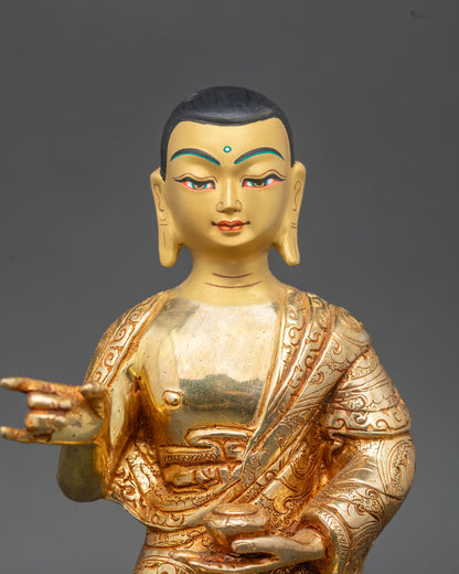 Buddha Shakyamuni with Disciples | Himalayan Sacred Sculpture