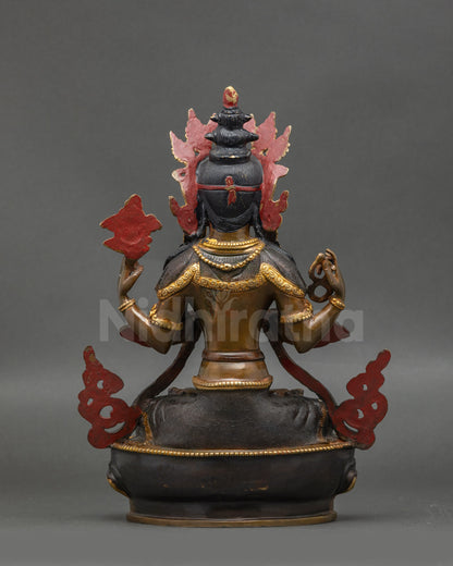 Buddhist Deity Chenrezig Statue- A Symbol of Loving-Kindness