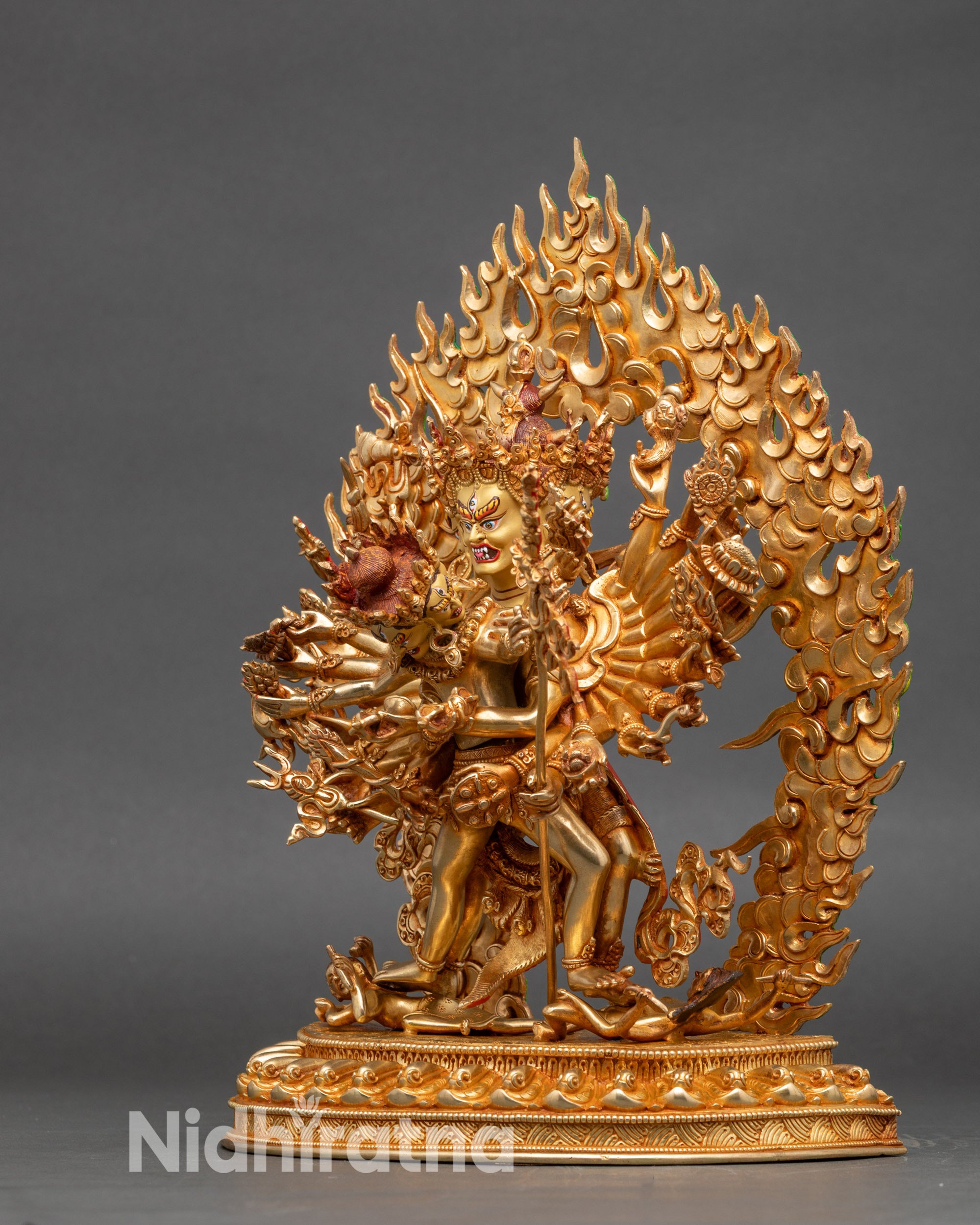 Sacred Kalachakra Statue – Buddhist Deity of Time & Enlightenment