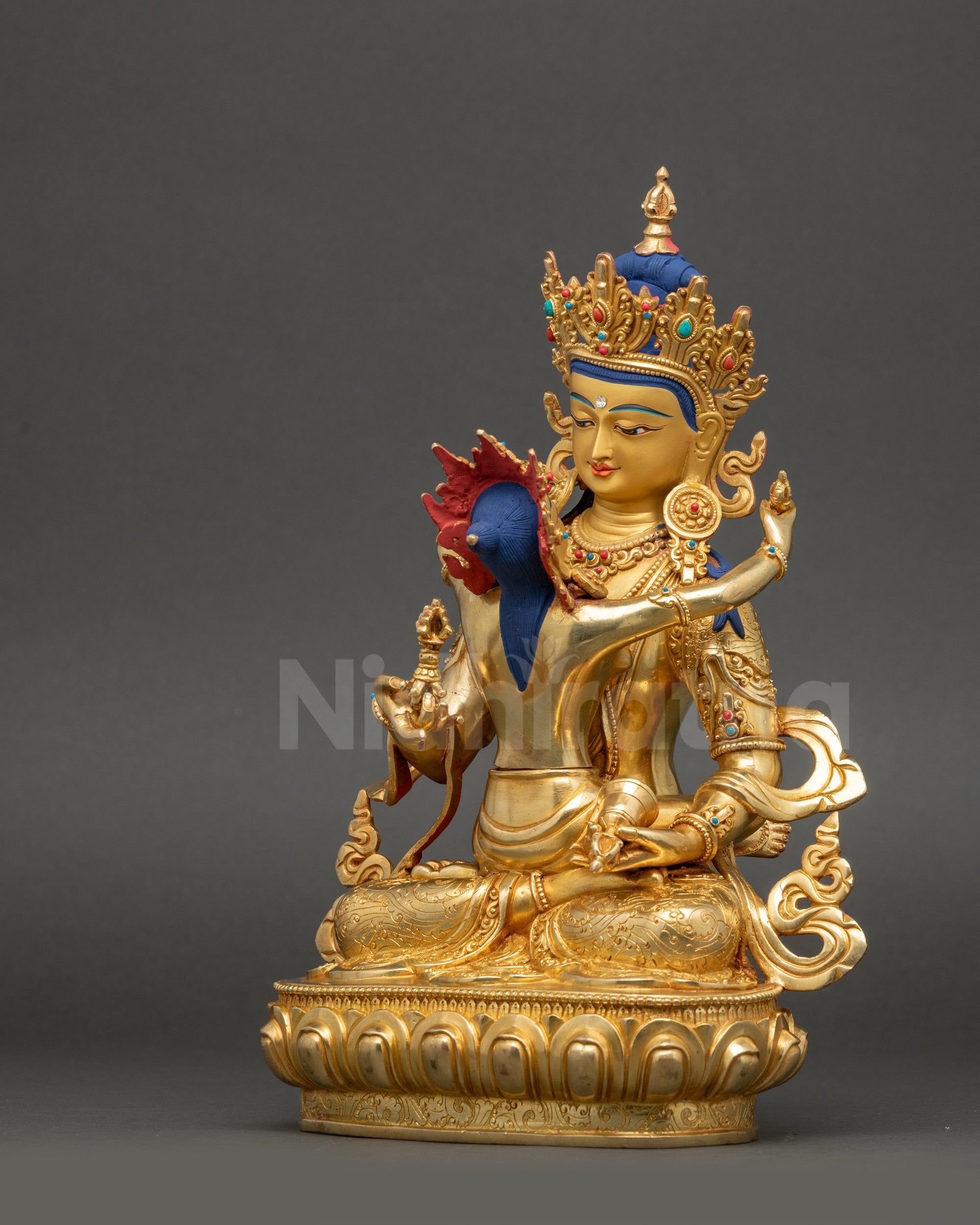 Vajrasattva and Consort Statue- Buddhist Deity for Purification Practice