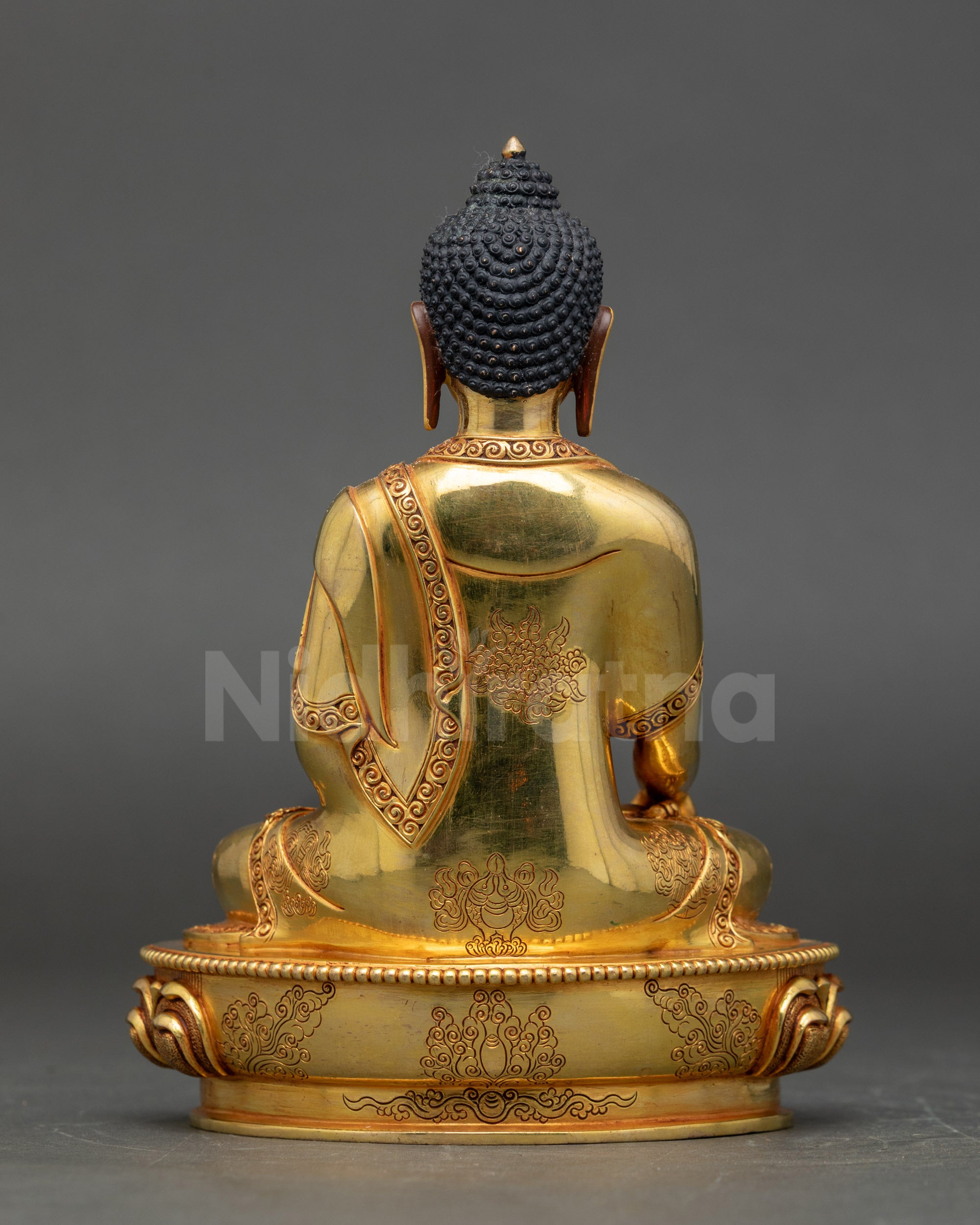 Shakyamuni Buddha Statue | Traditional Nepalese Buddhist Sculpture