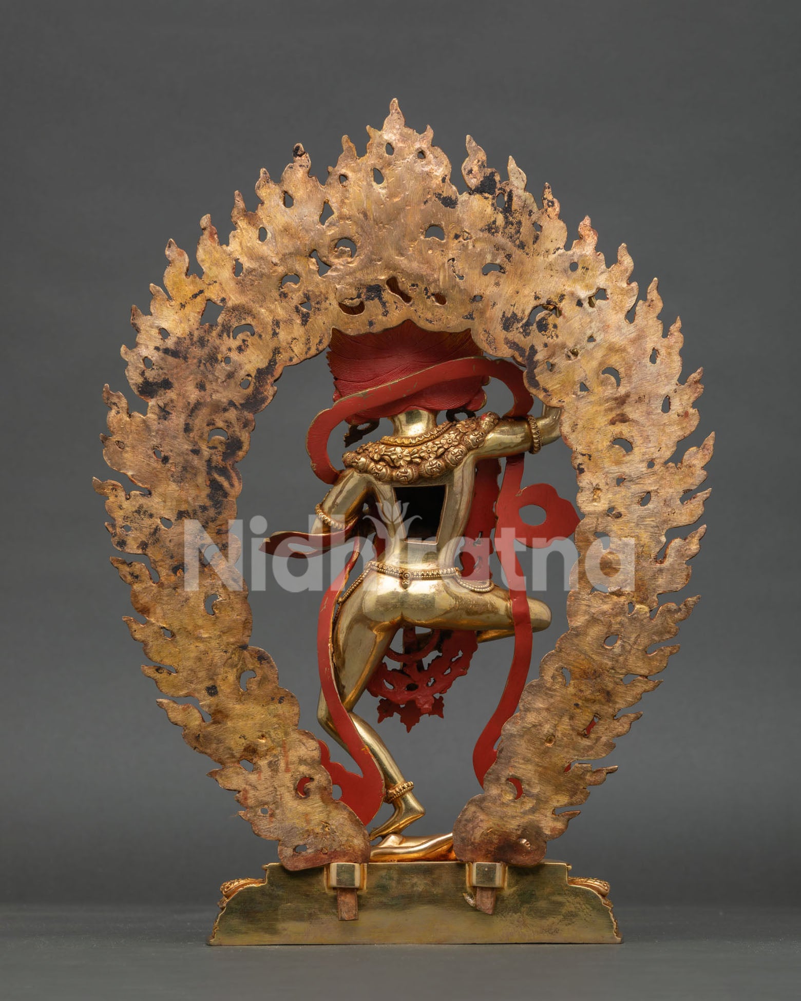 Dorje Phagmo Statue | 24K Gold Fire-Gilded Copper Artwork