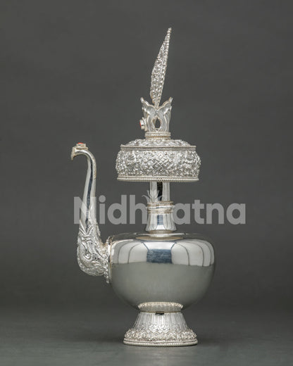 Silver Bhumba Set | Ceremonial Water Offering Vessel