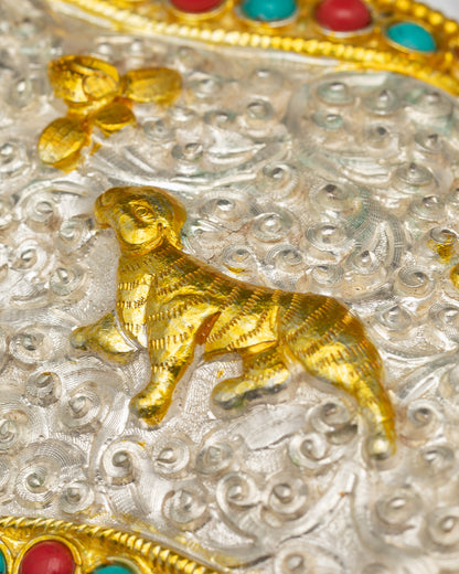 Decorative Ritual Conch Shell - Sacred Dharma Sound Symbol