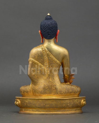 Healing Buddha Bhaisajyaguru Statue | Traditional Nepalese Artwork
