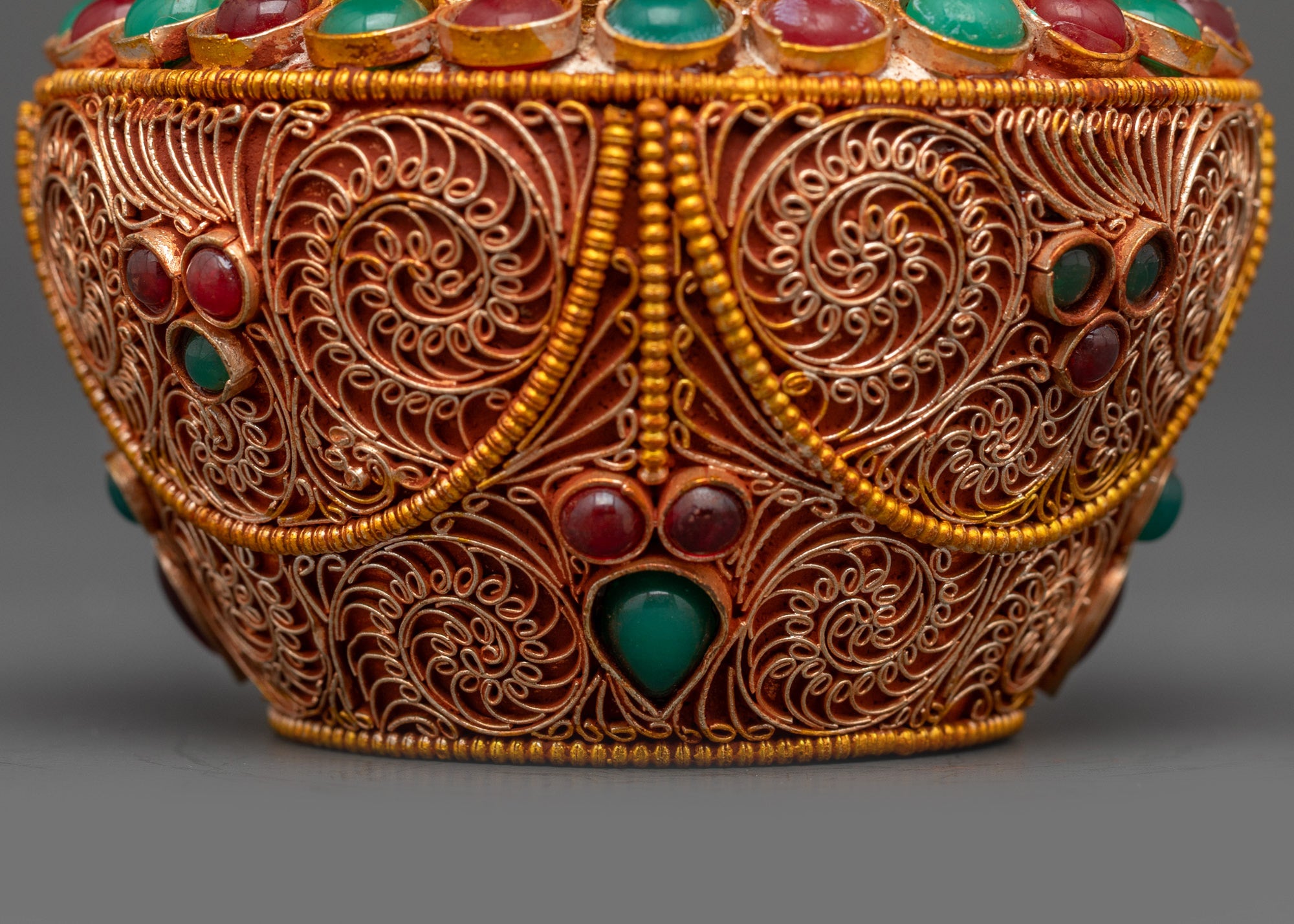 Himalayan Copper Gulpa Rice Pot | Authentic Nepalese Copper Artifact