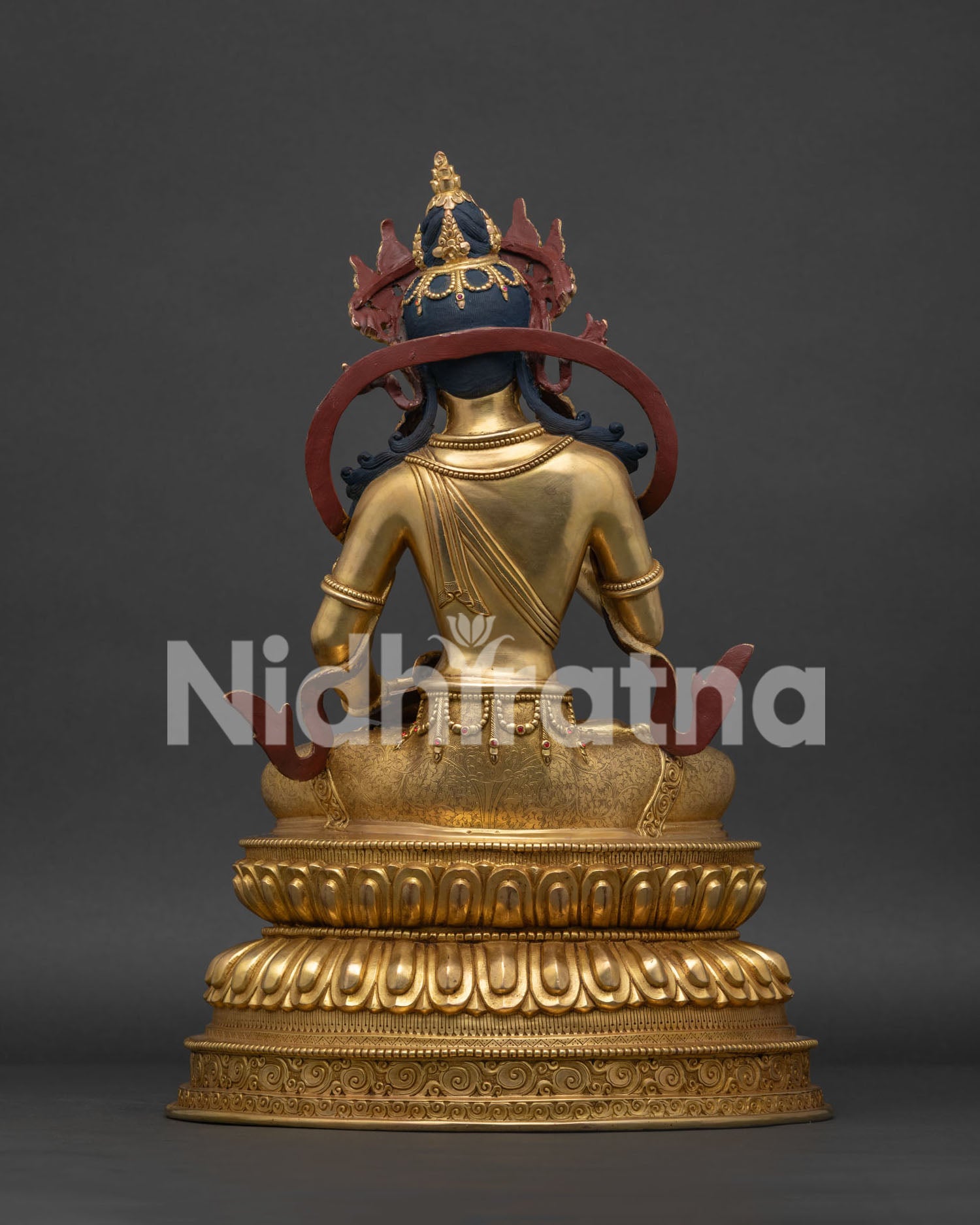 Enlightened Vajrasattva Statue from Nepal | Traditional Buddhist Art