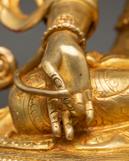 Kshitigarbha Statue | Artisan Crafted Buddhist Altar Sculpture
