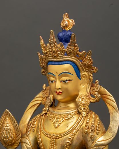 Kshitigarbha Statue | Artisan Crafted Buddhist Altar Sculpture