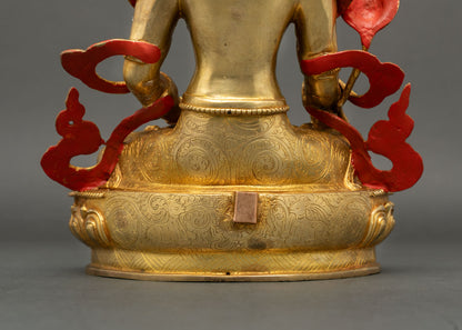 Kshitigarbha Statue | Artisan Crafted Buddhist Altar Sculpture