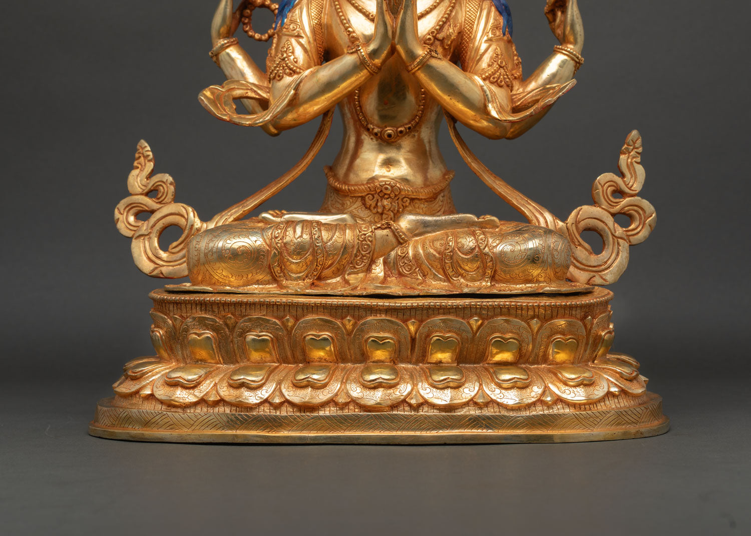 Chenrezig Statue for Shrine – Tibetan Compassion Deity Art