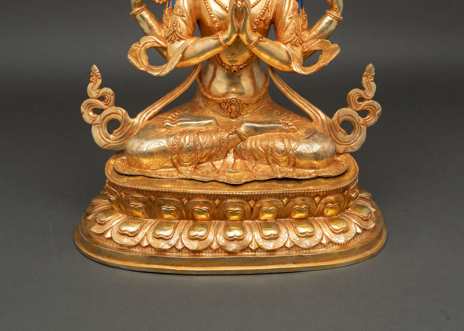 Chenrezig Statue for Shrine – Tibetan Compassion Deity Art