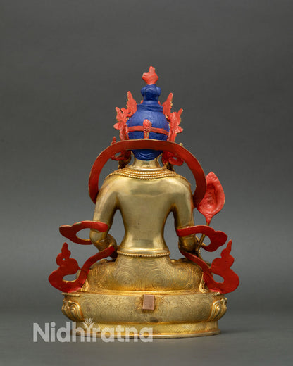 Kshitigarbha Statue | Artisan Crafted Buddhist Altar Sculpture