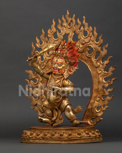 Black Manjushri Statue