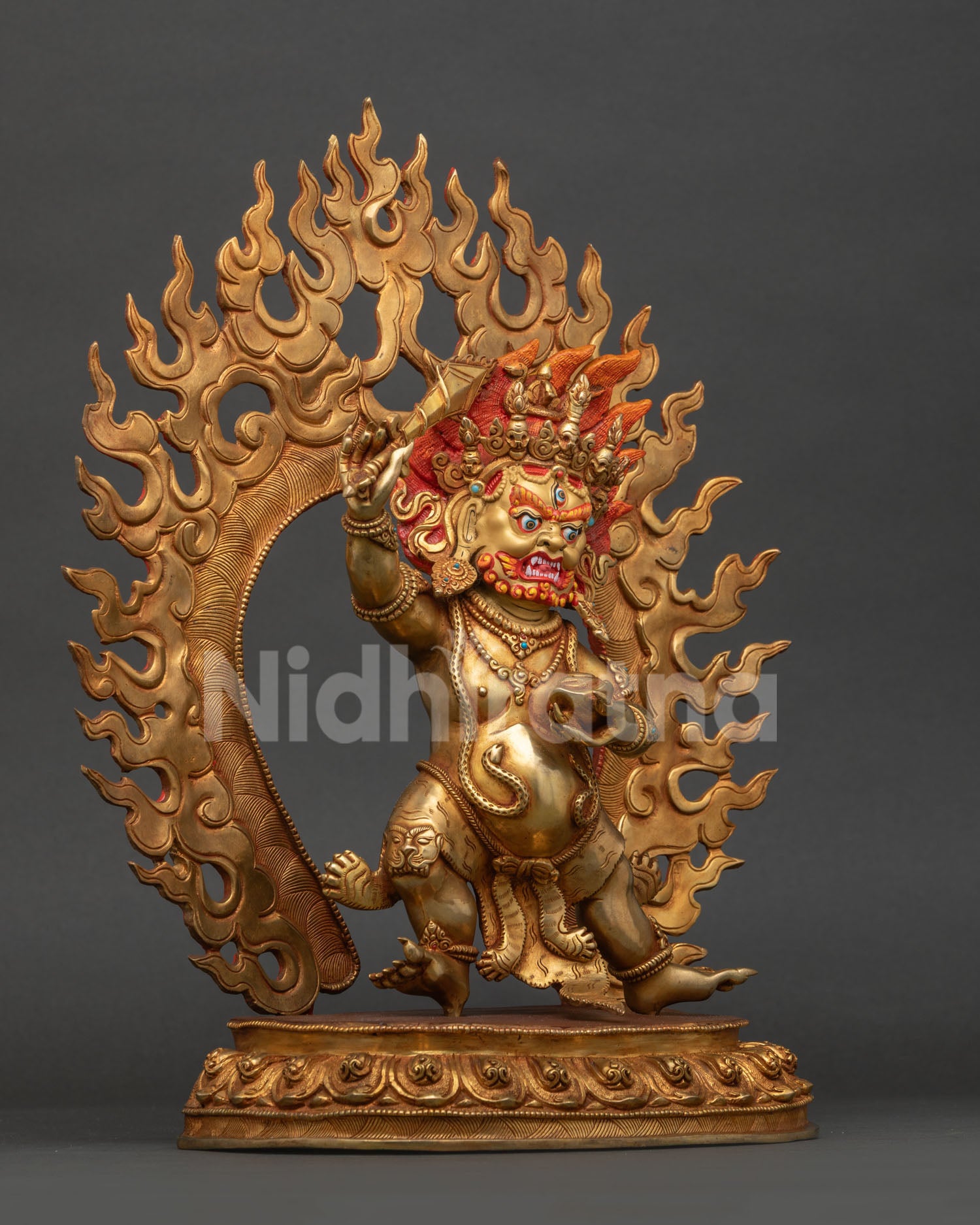 Black Manjushri Statue
