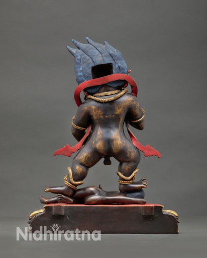 Black Dzambhala – Buddhist Sculpture for Spiritual Decor