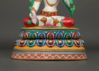 White Tara Statue