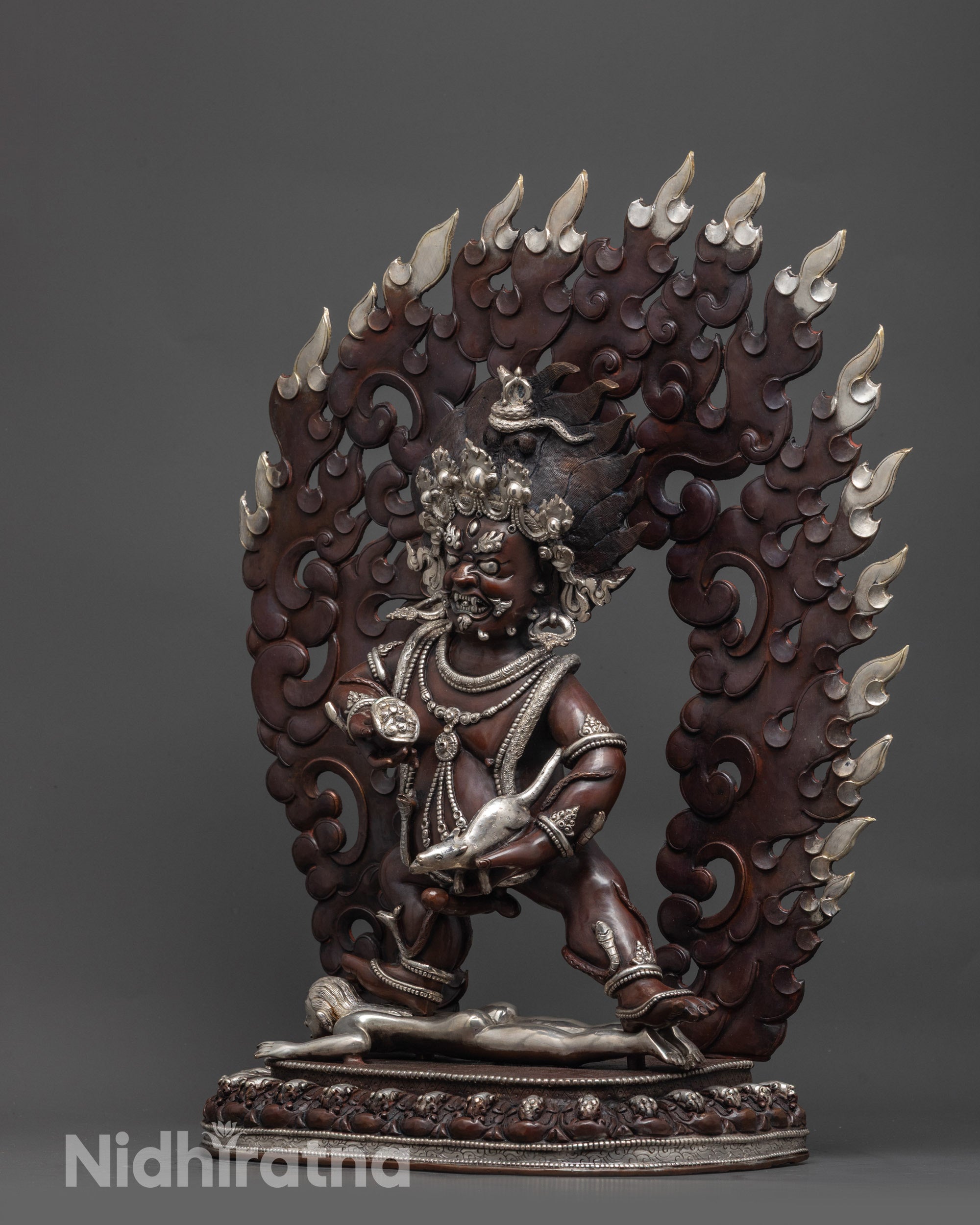 Black Dzambhala Statue