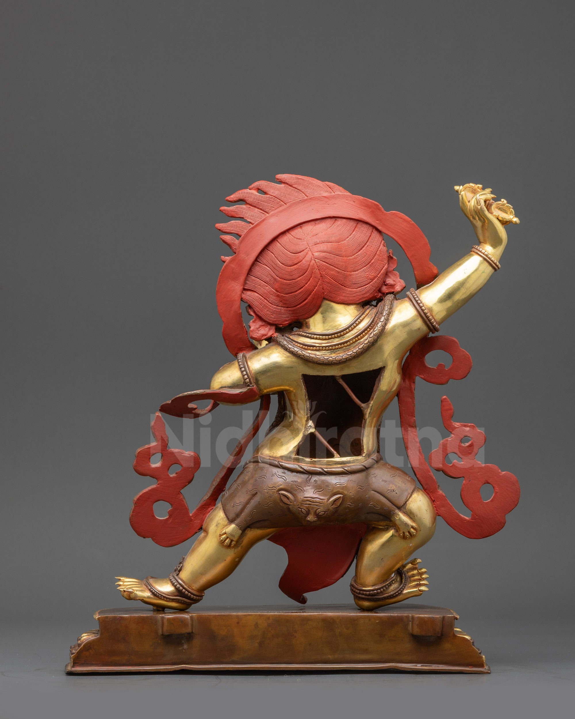 Handmade Bodhisattva Chana Dorje Statue | Buddhist Protector Artwork