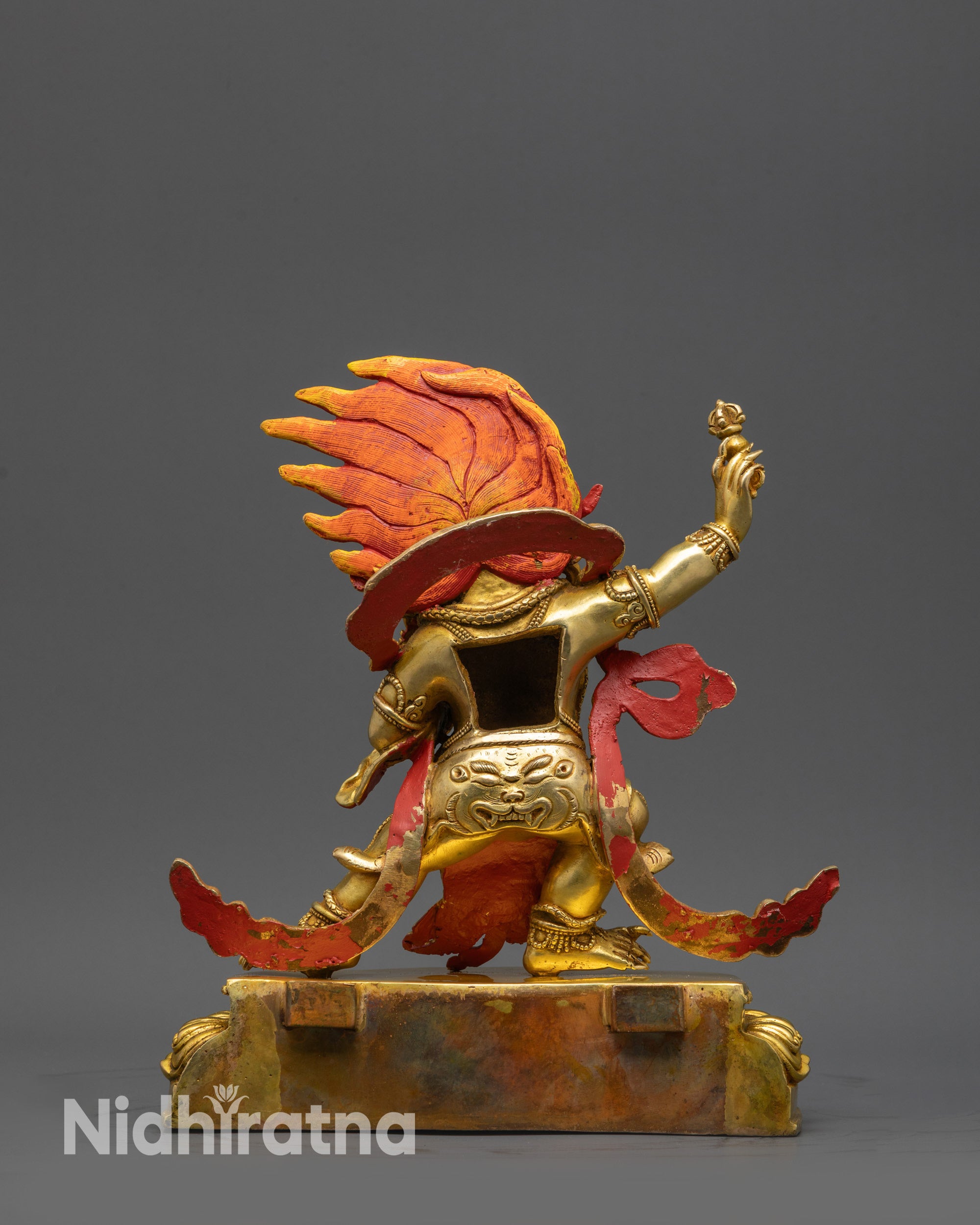 Buddhist Dharma Protector Deity Vajrapani Statue | Nepalese Craft