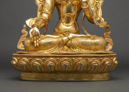 White Tara Sculpture | Goddess of Healing and Long Life from Nepal