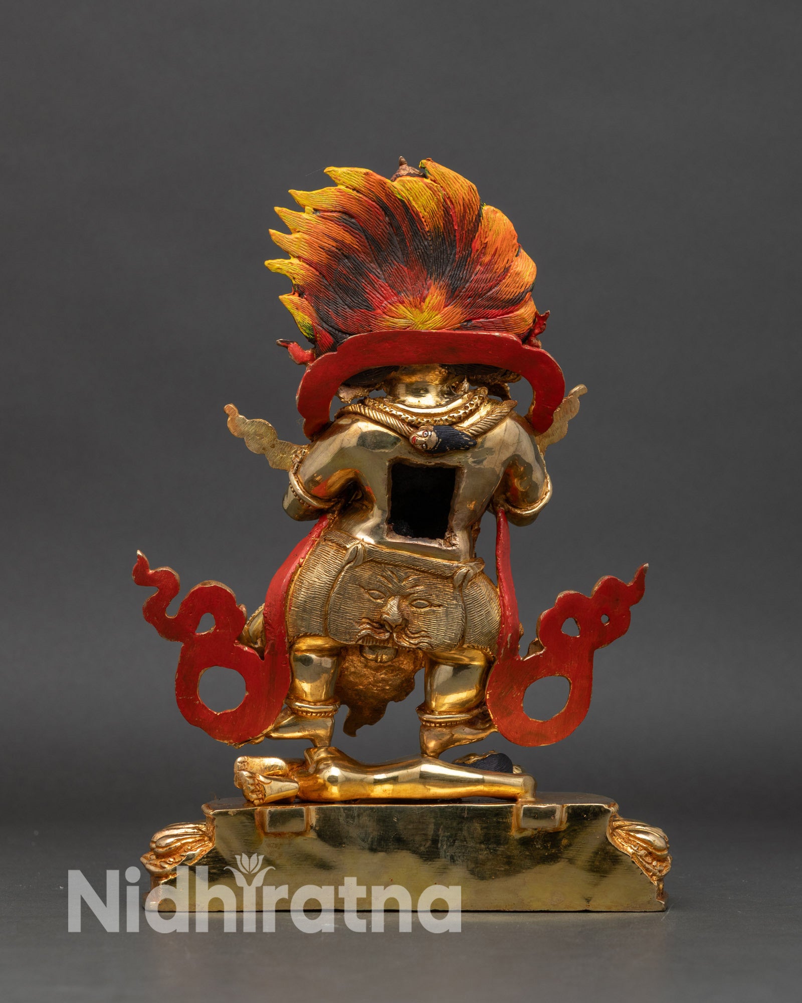 Sakya Mahakala Statue - Tibetan Guardian of Dharma