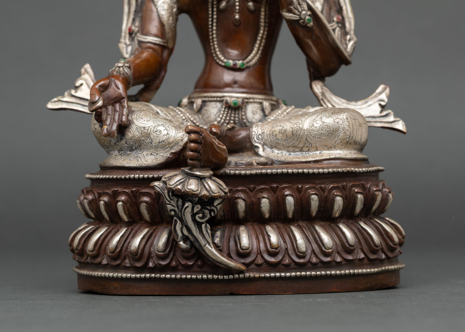 Handmade Green Tara Statue | Sacred Buddhist Art from Nepal
