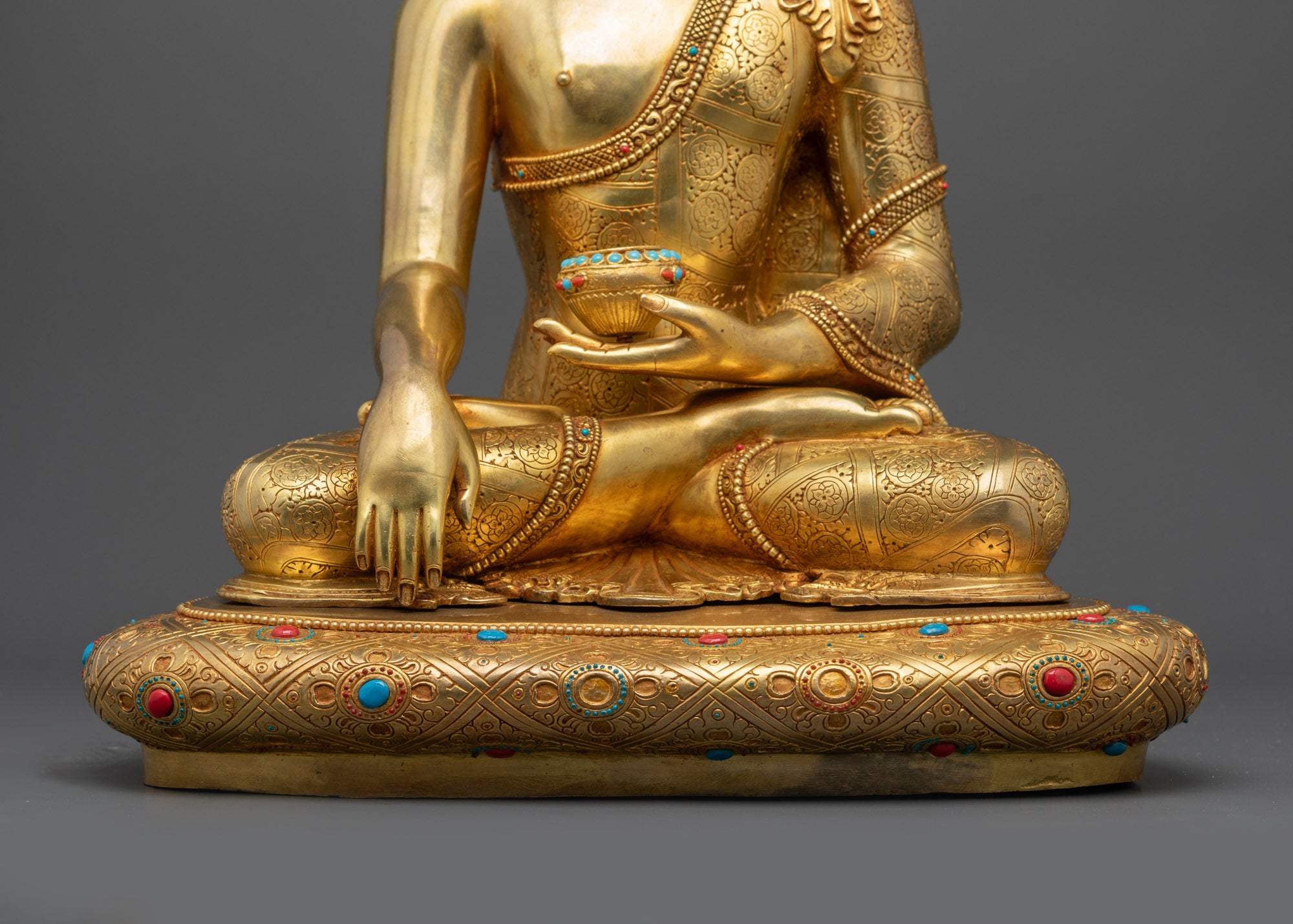 Authentic Nepalese Shakyamuni Buddha Sculpture | Scenery Buddha Statue