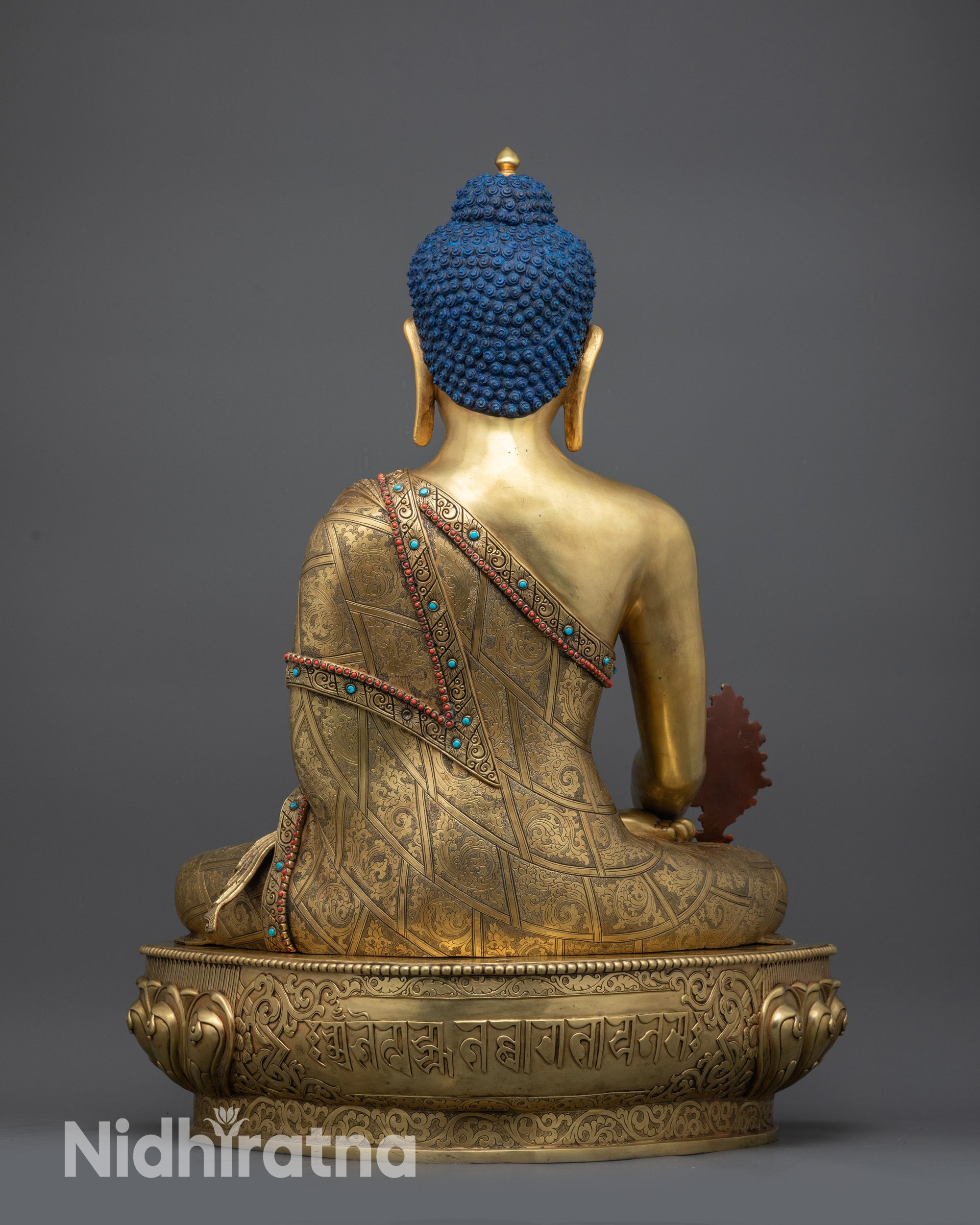 Premium Medicine Buddha Healing Sculpture | Traditional Himalayan Art