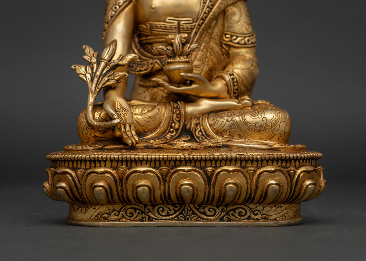 Bhaisajyaguru Statue | Handcrafted Buddhist Healing Sculpture from Nepal