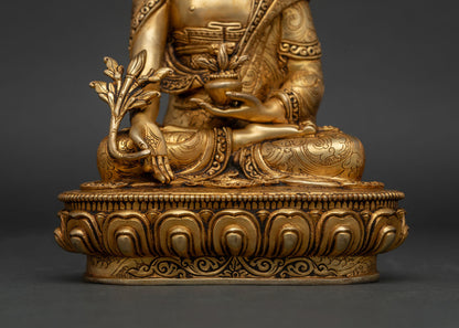 Bhaisajyaguru Statue | Handcrafted Buddhist Healing Sculpture from Nepal