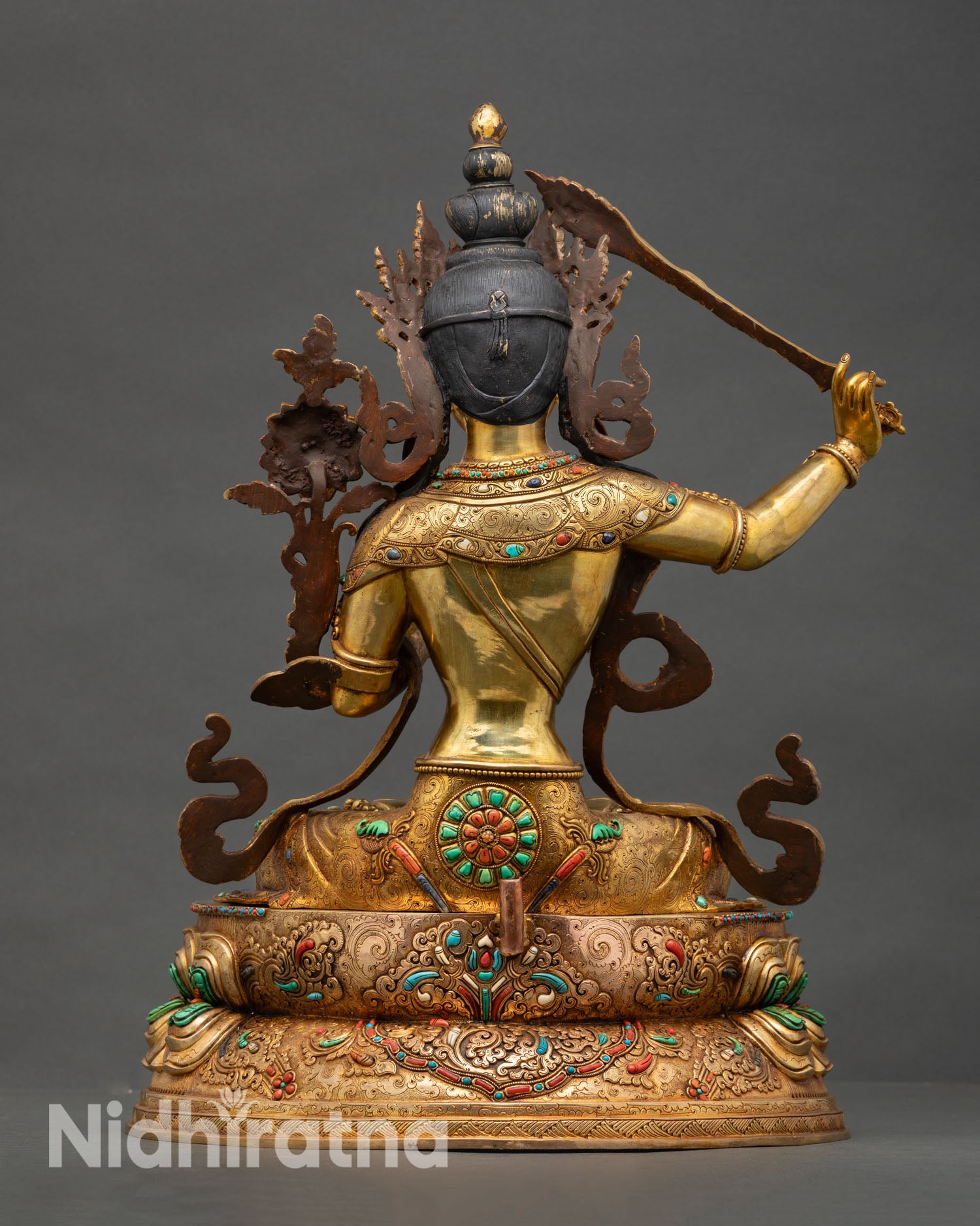 Manjushree Bodhisattva | Traditional Nepalese Buddhist Sculpture
