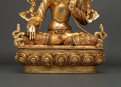 White Tara Statue | Seven-Eyed Goddess of Compassion