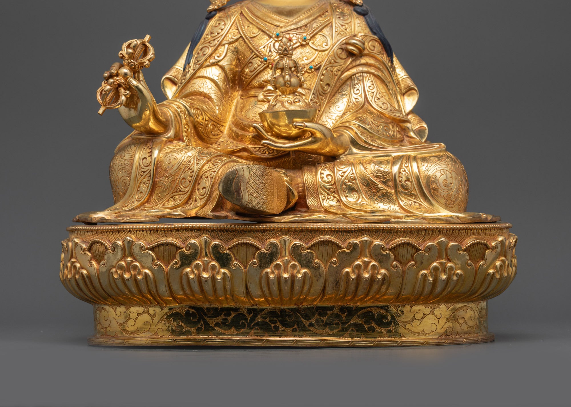 Handmade Buddhist Padmasambhava Statue | Guru Rinpoche Idol