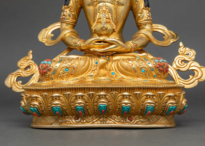 Traditional Amitayus Buddha Statue – Enhance Longevity and Prosperity
